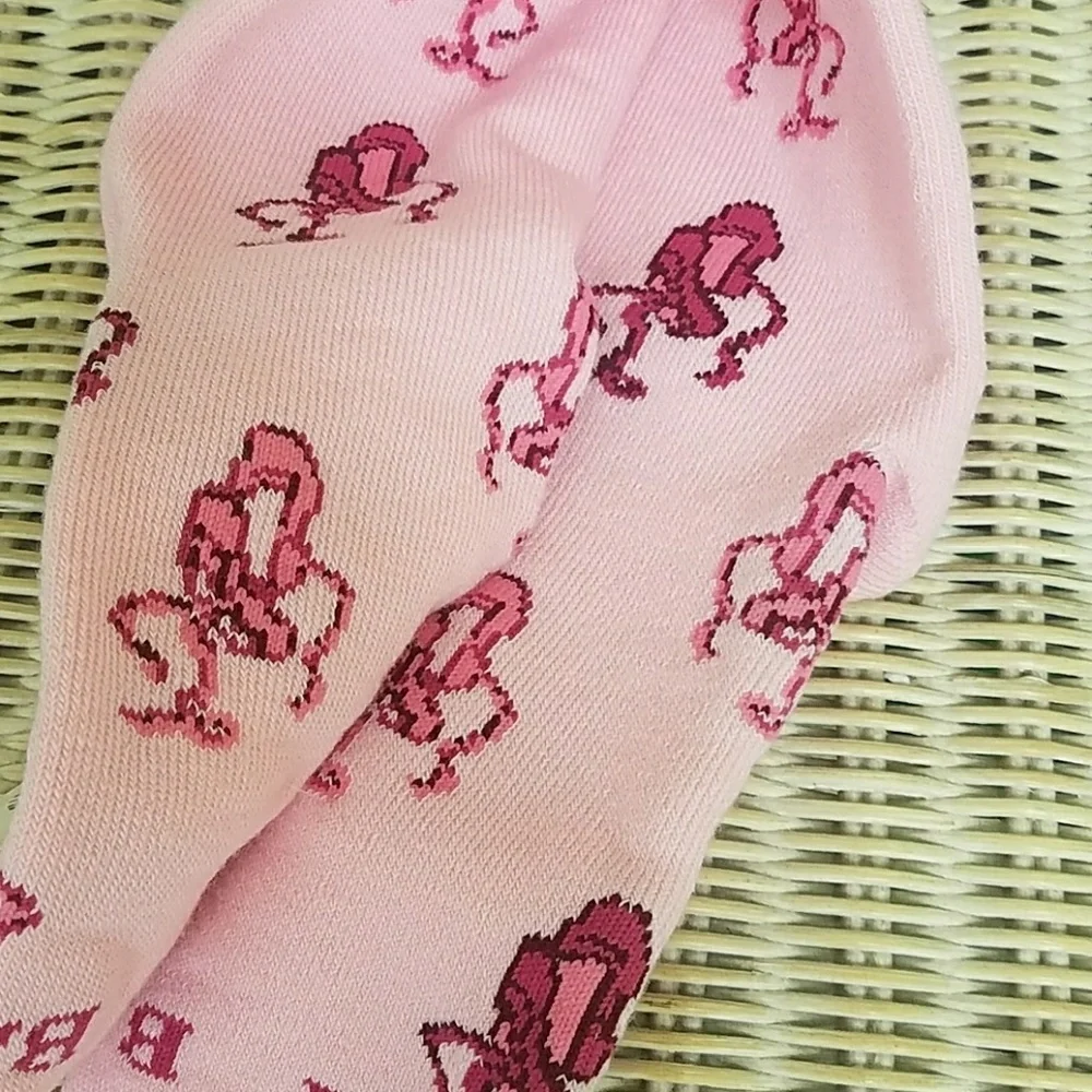 Ballet Themed Slipper Socks, NWT